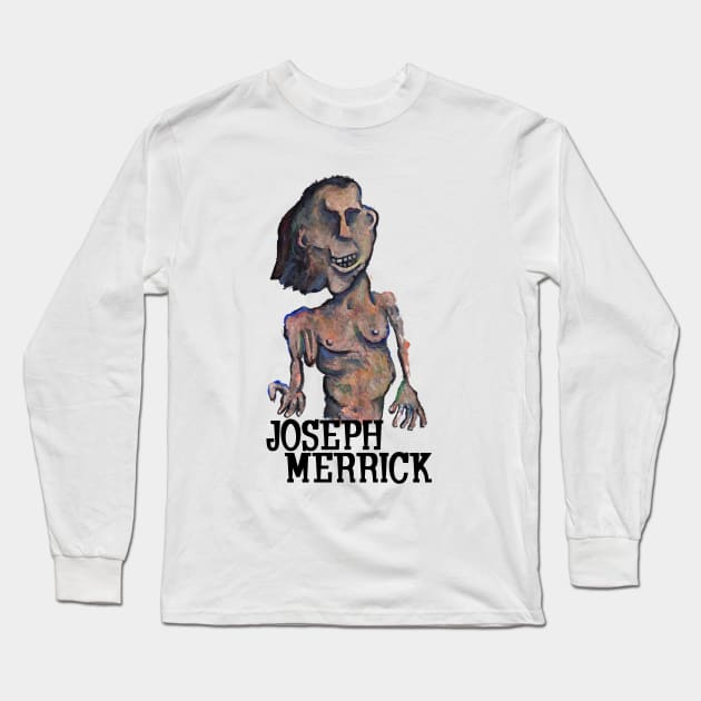 Joseph Merrick Long Sleeve T-Shirt by micalef